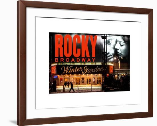 Rocky Broadway Musical-Philippe Hugonnard-Framed Art Print