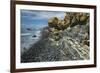 Rocky Cliffs, Almograve, Natural Park of South West Alentejano and Costa Vicentina, Portugal, June-Quinta-Framed Photographic Print