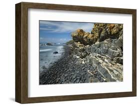 Rocky Cliffs, Almograve, Natural Park of South West Alentejano and Costa Vicentina, Portugal, June-Quinta-Framed Photographic Print