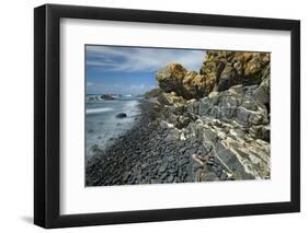 Rocky Cliffs, Almograve, Natural Park of South West Alentejano and Costa Vicentina, Portugal, June-Quinta-Framed Photographic Print