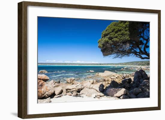 Rocky Cliffs on Shelley Cove Near Eagle Bay, Western Australia, Australia, Pacific-Michael Runkel-Framed Photographic Print