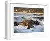 Rocky Coast Along Ocean Drive in Carmel, California, United States of America, North America-Donald Nausbaum-Framed Photographic Print