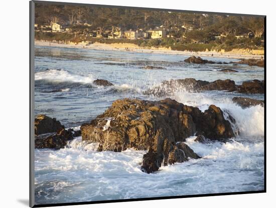 Rocky Coast Along Ocean Drive in Carmel, California, United States of America, North America-Donald Nausbaum-Mounted Photographic Print