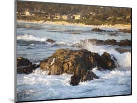 Rocky Coast Along Ocean Drive in Carmel, California, United States of America, North America-Donald Nausbaum-Mounted Photographic Print