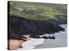 Rocky Coast and Beach, Slea Head, Dingle Peninsula, County Kerry, Munster, Republic of Ireland-Patrick Dieudonne-Stretched Canvas