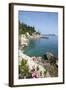 Rocky Coast and Harbour, Trsteno, Dubrovnik, Croatia, Europe-John Miller-Framed Photographic Print