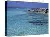 Rocky Coast and Sea, Formentera, Balearic Islands, Spain, Mediterranean, Europe-Vincenzo Lombardo-Stretched Canvas