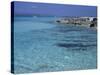 Rocky Coast and Sea, Formentera, Balearic Islands, Spain, Mediterranean, Europe-Vincenzo Lombardo-Stretched Canvas