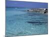 Rocky Coast and Sea, Formentera, Balearic Islands, Spain, Mediterranean, Europe-Vincenzo Lombardo-Mounted Photographic Print