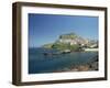 Rocky Coast and the Houses and Fort of Castelsardo on the Island of Sardinia, Italy, Mediterranean-Terry Sheila-Framed Photographic Print