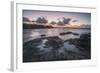 Rocky Coast at Treyarnon Bay at Sunset, Cornwall, England, United Kingdom, Europe-Matthew-Framed Photographic Print