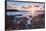 Rocky Coast at Treyarnon Bay at Sunset, Cornwall, England, United Kingdom, Europe-Matthew-Framed Photographic Print