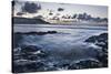 Rocky Coast at Treyarnon Bay at Sunset, Cornwall, England, United Kingdom, Europe-Matthew-Stretched Canvas