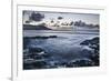 Rocky Coast at Treyarnon Bay at Sunset, Cornwall, England, United Kingdom, Europe-Matthew-Framed Photographic Print