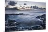 Rocky Coast at Treyarnon Bay at Sunset, Cornwall, England, United Kingdom, Europe-Matthew-Mounted Photographic Print