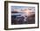 Rocky Coast at Treyarnon Bay at Sunset, Cornwall, England, United Kingdom, Europe-Matthew-Framed Photographic Print