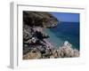 Rocky Coast, Island of Sicily, Italy, Mediterranean-Julian Pottage-Framed Photographic Print