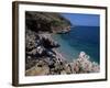 Rocky Coast, Island of Sicily, Italy, Mediterranean-Julian Pottage-Framed Photographic Print