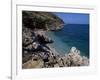 Rocky Coast, Island of Sicily, Italy, Mediterranean-Julian Pottage-Framed Photographic Print