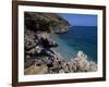 Rocky Coast, Island of Sicily, Italy, Mediterranean-Julian Pottage-Framed Photographic Print