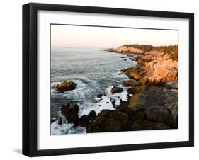 Rocky Coast of Isle Au Haut, Acadia National Park, Maine, USA-Jerry & Marcy Monkman-Framed Photographic Print