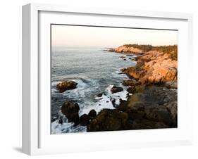Rocky Coast of Isle Au Haut, Acadia National Park, Maine, USA-Jerry & Marcy Monkman-Framed Photographic Print