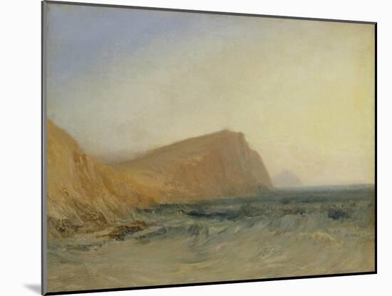Rocky Coast-J. M. W. Turner-Mounted Giclee Print