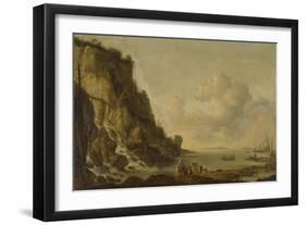 Rocky Coast-Simon de Vlieger-Framed Art Print