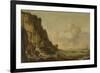 Rocky Coast-Simon de Vlieger-Framed Art Print