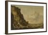 Rocky Coast-Simon de Vlieger-Framed Art Print