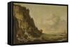 Rocky Coast-Simon de Vlieger-Framed Stretched Canvas