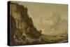 Rocky Coast-Simon de Vlieger-Stretched Canvas