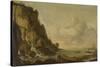 Rocky Coast-Simon de Vlieger-Stretched Canvas