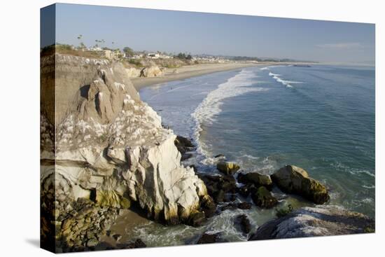 Rocky Coastal Overview, Pismo Beach, California, USA-Cindy Miller Hopkins-Stretched Canvas