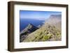 Rocky Coastline, Anden Verde, West Coast with Puerto De Las Nieves and Faneque Mountain-Markus Lange-Framed Photographic Print