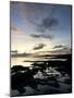 Rocky Coastline at Dusk, Looking Along the Coast to Easdale Island, Seil Island, Scotland-Pearl Bucknall-Mounted Photographic Print