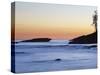 Rocky Coastline at Dusk, West Coast Trail, British Columbia, Canada.-Ethan Welty-Stretched Canvas