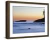 Rocky Coastline at Dusk, West Coast Trail, British Columbia, Canada.-Ethan Welty-Framed Photographic Print