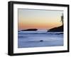 Rocky Coastline at Dusk, West Coast Trail, British Columbia, Canada.-Ethan Welty-Framed Photographic Print