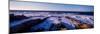 Rocky coastline at sunset, Montana de Oro State Park, Morro Bay, California, USA-null-Mounted Photographic Print