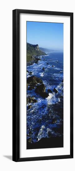 Rocky Coastline in Evening Twilight Near Westport, Redwoods National Park, California, USA-Paul Souders-Framed Photographic Print