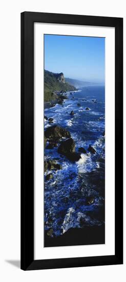 Rocky Coastline in Evening Twilight Near Westport, Redwoods National Park, California, USA-Paul Souders-Framed Photographic Print