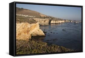 Rocky Coastline Looking Towards Pismo Beach-Stuart-Framed Stretched Canvas