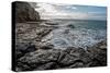 Rocky Coastline with Sea-Will Wilkinson-Stretched Canvas