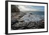 Rocky Coastline with Sea-Will Wilkinson-Framed Photographic Print