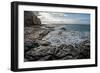 Rocky Coastline with Sea-Will Wilkinson-Framed Photographic Print