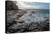 Rocky Coastline with Sea-Will Wilkinson-Stretched Canvas