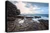 Rocky Coastline with Sea-Will Wilkinson-Stretched Canvas