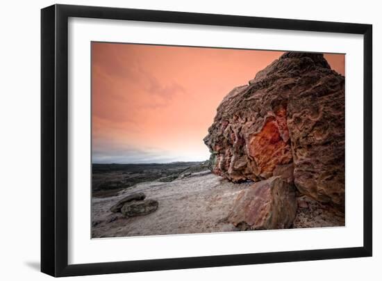 Rocky Coastline with Sea-Will Wilkinson-Framed Photographic Print