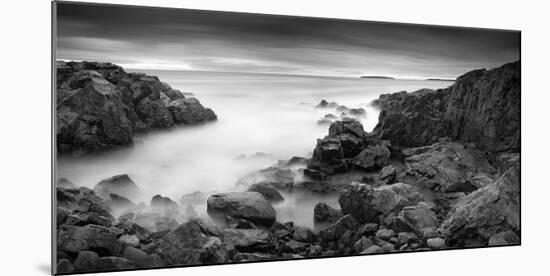 Rocky Coastline-Michael Hudson-Mounted Giclee Print